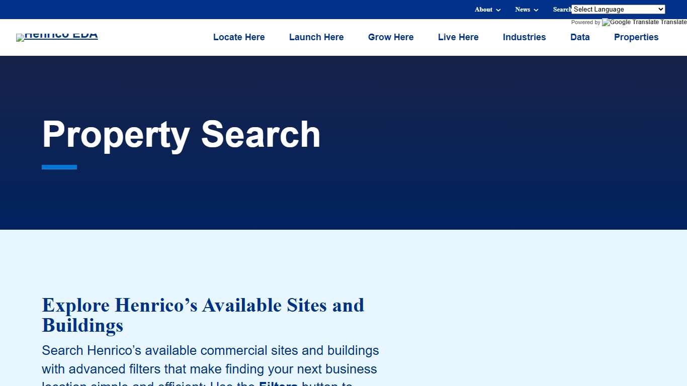 Property Search - Henrico EDA